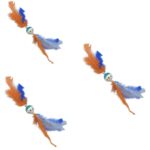 BUFFER®Tüylü PüsküllüKedi OyuncağıDikkat Çekici Renkli Sevimli Evcil Hayvan Oyuncağı - Görsel 7