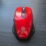 BUFFER® Kırmızı Renkli Baş Parmak Destekli Ergonomik Sessiz Kablosuz Mouse – USB Alıcılı, Ofis ve Oyun İçin Konforlu Bilgisayar Faresi MS6300 - Görsel 3