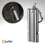 BUFFER® SOS Acil İmdat Düdüğü Alüminyum Islık Anahtarlık Kamp Yürüyüş Aksesuar Araçları - Görsel 4