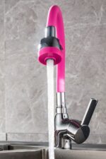 BUFFER® Oynar Başlıklı Tasarruflu Kubar Musluk Borusu ve Başlığı  Pembe - Görsel 8