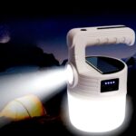BUFFER® LED Güneş Enerjili Kamp Lambası–2000 Lümen Süper Parlak