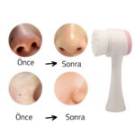 BUFFER® 2li Set Çift Taraflı Cilt Temizleme Fırçası ve Yeşim Taşı Çift Taraflı Cilt Masaj Aleti - Görsel 5