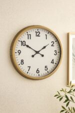 60 cm Eskitme Metal Standart Duvar Saati - Görsel 3