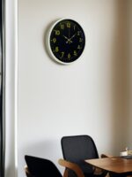 36 Cm Krem Gold Rakamlı Duvar Saati - Görsel 3
