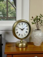 Aurum Retro 25x20 Eskitme Metal Masa Saati - Görsel 3