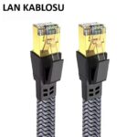 Cat 8 LAN Kablosu –Ethernet Kablosu Örgü Kaplama