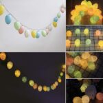 BUFFER® 10lu Renkli Yumurta Şeklinde Dekoratif Dolama Led Aydınlatma - Görsel 3