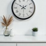 40 cm Siyah Metal Retro Duvar Saati