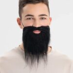 Mey İthalat® Siyah Renk Takma Sakal Bıyık Takımı
