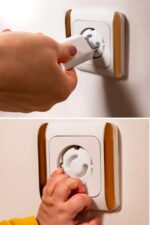 BUFFER® Bebek Çocuk Priz Koruma Kapağı (6 Adet) Çocuk Güvenliği, Priz Muhafazası, Priz Kapatıcı - Görsel 7