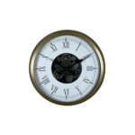 Vintage Roma Rakamlı 60 Cm Çarklı Duvar Saati - Görsel 3