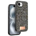 Mey İthalat®   iPhone 16E Bright Simli Kapak - Gümüş - Görsel 2
