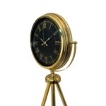 Luxury Gold Tripod Ayaklı Modern Saat - Görsel 2