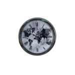 Global Silver 40 Cm Metal Duvar Saati - Görsel 3