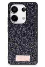 Mey İthalat®   Redmi Note 13 Pro 4G Bright Simli Kapak - Siyah