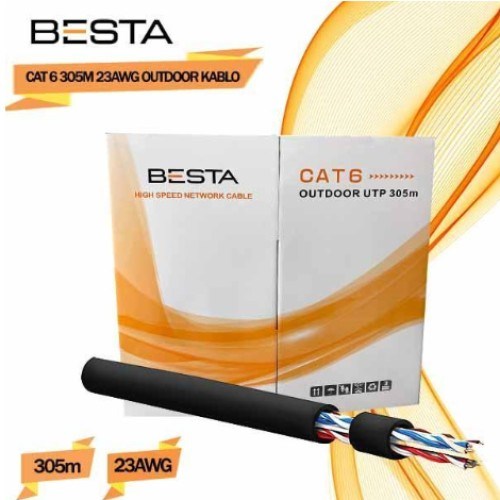 OUTDOOR CAT6 23 AWG 305 METRE IP KAMERA KABLOSU