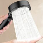 BUFFER® 5 Fonksiyonlu Yüksek Basınçlı Ayarlanabilir Siyah Duş Başlığı - Görsel 3
