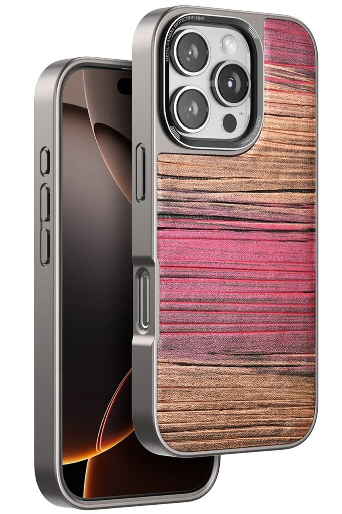 Mey İthalat®  iPhone 16 Pro Max Wave Kapak - Pembe
