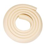 BUFFER® 2 Metre Sarmal Krem Masa Kenar Koruyucu Şerit Masa Köşe Aparatı Bebek Çocuk Cam Ahşap Masa - Görsel 6