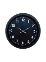 Pure Dark Black 40 Cm Metal Duvar Saati - Görsel 4