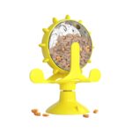 Buffer® Vantuzlu Zilli İnteraktif Dönebilen Mama Kaplı Renkli Eğlenceli Eğitici Kedi Oyuncağı - Görsel 6