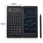 BUFFER® Silinebilir LCD Yazı Tabletli,Kalemli Katlanabilir Bilimsel Hesap Makinesi - Görsel 4