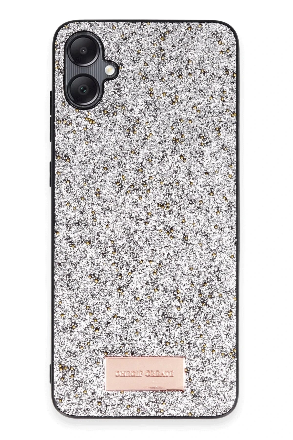 Mey İthalat® Samsung Galaxy A05 Bright Simli Kapak - Gümüş Mey İthalat® Samsung Galaxy A05 Bright Simli Kapak - Gümüş