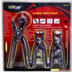 BUFFER® 3lü Kolay Kemer Deri Delik Açma Delme Aleti Delici Pensesi Delgeç Seti - Görsel 4