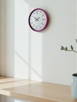 36 Cm Pembe Roma Rakamlı Duvar Saati - Görsel 2