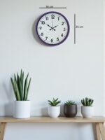 36 Cm Mor Standart Duvar Saati - Görsel 4