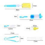 BUFFER® 7 Parça Biberon Uzun Kavanoz Termos Suluk Sürahi Yağ Şişe İçi Temizleme Fırçası Aparatı Seti - Görsel 2