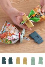 BUFFER®  6lı Hava Sızdırmaz Poşet Torba Ambalaj  Ve Paket Kıstırmalı Kapatma Klipsi - Görsel 5