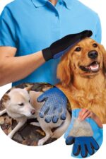 BUFFER® Tüy Toplayan Kedi Temizleme Eldiveni Tüy Toplama Eldiveni - Görsel 2