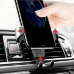 BUFFER®  Araç İçi Klima Izgarasına Takılabilen Plastik Oto Telefon Tutucu Gravity - Görsel 4