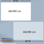 BUFFER® Ders Çalışma Yazı Tahtası Manyetik Duvar Stickerı 100x60 cm