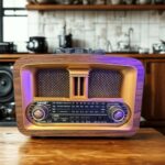 BUFFER® Taşınabilir Klasik AM/FM/SW  Retro Ev Radyo USB ile Şarj Olabilen Retro Radyo - Görsel 2