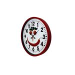 Kırmızı Happy Kitchen 36 Cm Mutfak Duvar Saati - Görsel 3