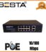 10 PORT POE SWİTCH 10/100 Mbps 8 Port POE BST1020