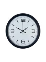 Sade & Şık Siyah 40 Cm Metal Dekoratif Duvar Saati - Görsel 4