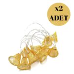 BUFFER® Parti ve Özel Gün Dekorasyonu Çan Şeklinde Metal Şerit Led Işık - Görsel 6