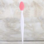 BUFFER® 2 Adet Dudak Fırçası Peeling Etkili Gözenek  Siyah Nokta Temizleyici Akne Giderici Çift Yönl - Görsel 4