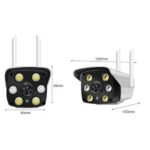 2 MP Çift Antenli Wifi Dış Mekan Güvenlik Kamerası KD-1702