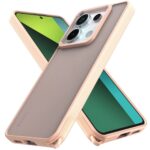 Mey İthalat®   Redmi Note 13 Pro 5G Kılıf Elegant Kapak - Pudra