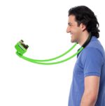 BUFFER® Boyuna Asılan Ergonomik 360 Derece Cep Telefonu Tutucu Stand - Görsel 8
