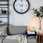 Sade & Şık Siyah 40 Cm Metal Dekoratif Duvar Saati