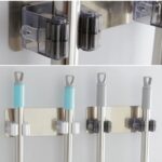 BUFFER® Pratik Organizer 4lü Yapışkanlı Fırça Paspas Mop Fırça Sabitleyici Ergonomik Alet Aparatı - Görsel 3