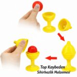 Mey İthalat® Sarı Renk Sihirli Kupa Top Kaybetme Oyunu 7 cm - Görsel 2