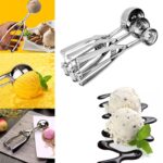 BUFFER® Paslanmaz Çelik Çek Bırak Yapışmaz Dondurma Top Kaşığı Kepçesi - Görsel 4