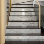BUFFER® 5mt x 60 cm Mermer Desenli Masa Tezgah Mutfak Su Geçirmez Yapışkanlı Folyo Sticker - Görsel 2