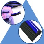 BUFFER® Mavi Araba OtoTrim Dekorasyon Şeridi Kauçuk Elastik Kolay Kurulum 5 metre Şerit Bant - Görsel 2